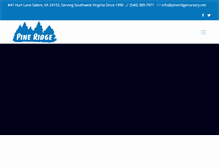 Tablet Screenshot of pineridgenursery.net